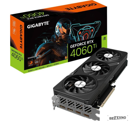             Видеокарта Gigabyte GeForce RTX 4060 Ti Gaming OC 8G GV-N406TGAMING OC-8GD        