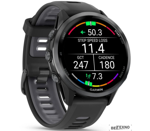  Умные часы Garmin Forerunner 970 47 мм (темно-серый/серый) 