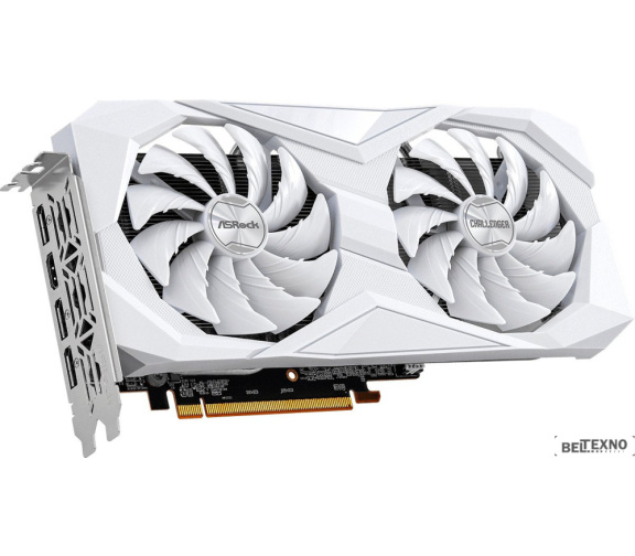 Видеокарта ASRock Radeon RX 6600 Challenger White 8GB RX6600 CLW 8G 