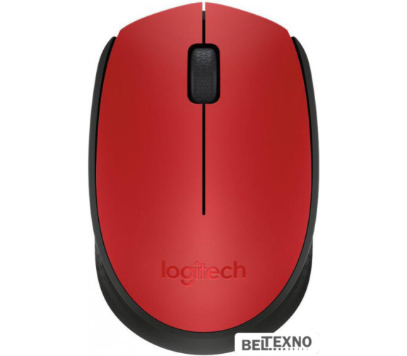             Мышь Logitech M171 Wireless Mouse красный/черный [910-004641]        