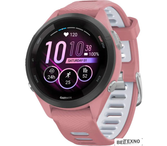       Умные часы Garmin Forerunner 265S (светло-розовый/пудрово-серый)    