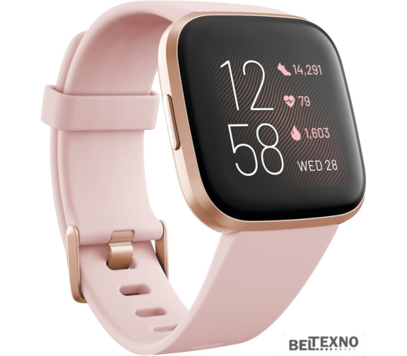             Умные часы Fitbit Versa 2 (розовый/золотистый алюминий)        