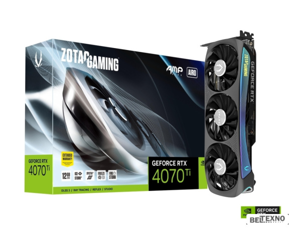             Видеокарта ZOTAC Gaming GeForce RTX 4070 Ti AMP Airo ZT-D40710F-10P        