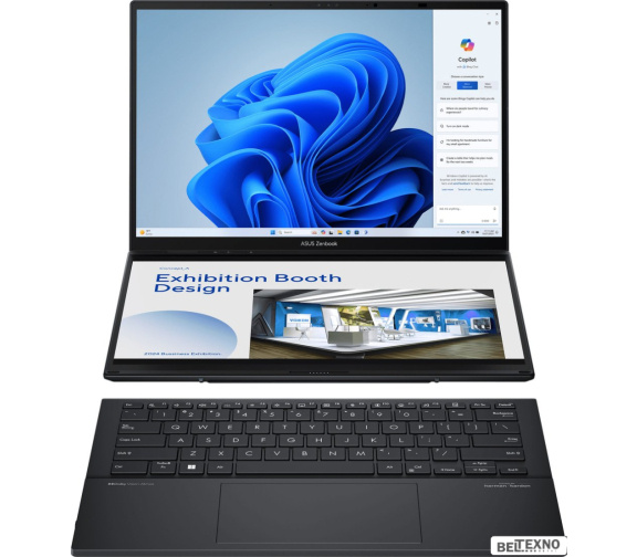  Рабочая станция ASUS Zenbook 14 Duo OLED UX8406CA-QL078W 