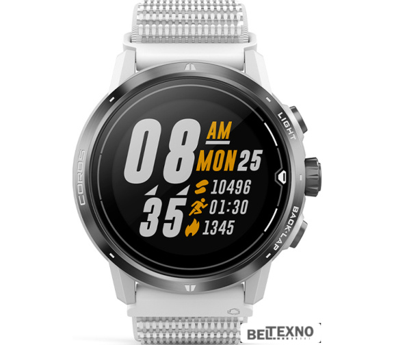             Умные часы Coros Apex pro (черный/серебристый, нейлоновый ремешок)        