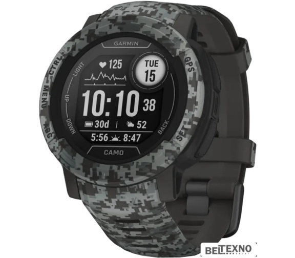             Умные часы Garmin Instinct 2 Camo Edition 45 мм (темно-серый камуфляж)        