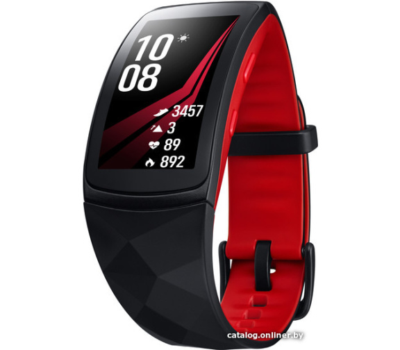             Фитнес-браслет Samsung Gear Fit2 Pro L (красный)        
