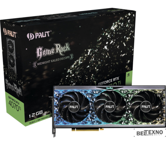             Видеокарта Palit GeForce RTX 4070 Ti GameRock OC NED407TU19K9-1045G        