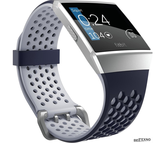             Умные часы Fitbit Ionic: Adidas Edition (серый/темно-синий)        