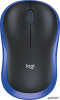             Мышь Logitech M186 (черный/синий)        