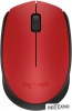             Мышь Logitech M171 Wireless Mouse красный/черный [910-004641]        