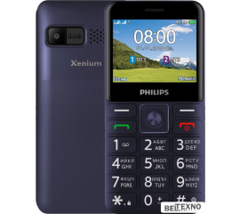             Мобильный телефон Philips Xenium E207 (синий)        