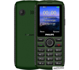             Мобильный телефон Philips Xenium E218 (зеленый)        