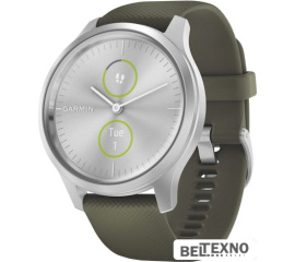             Гибридные умные часы Garmin Vivomove Style (серебристый/зеленый)        