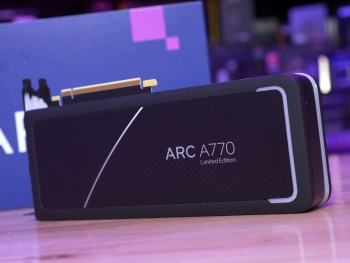 Информация о видеокартах Arc A770 и Arc A750 Intel